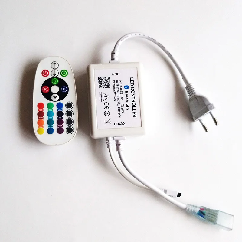 Bluetooth контроллер для светодиодных лент SMD 220 110 3528 В переменного тока|Контролеры RGB|
