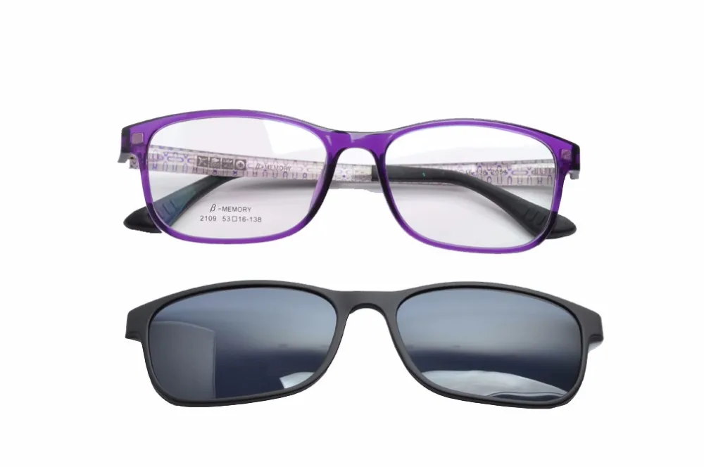 EV оправа для очков поляризационные солнцезащитные очки с магнитной поляризацией