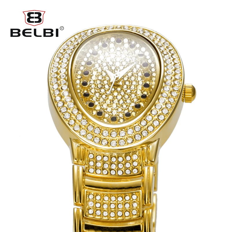 Роскошные Брендовые Часы BELBI Strip женские модные повседневные часы из сплава