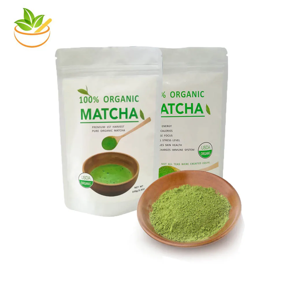 3 упаковки чистый натуральный порошок маття (матча) зеленый чай для похудения