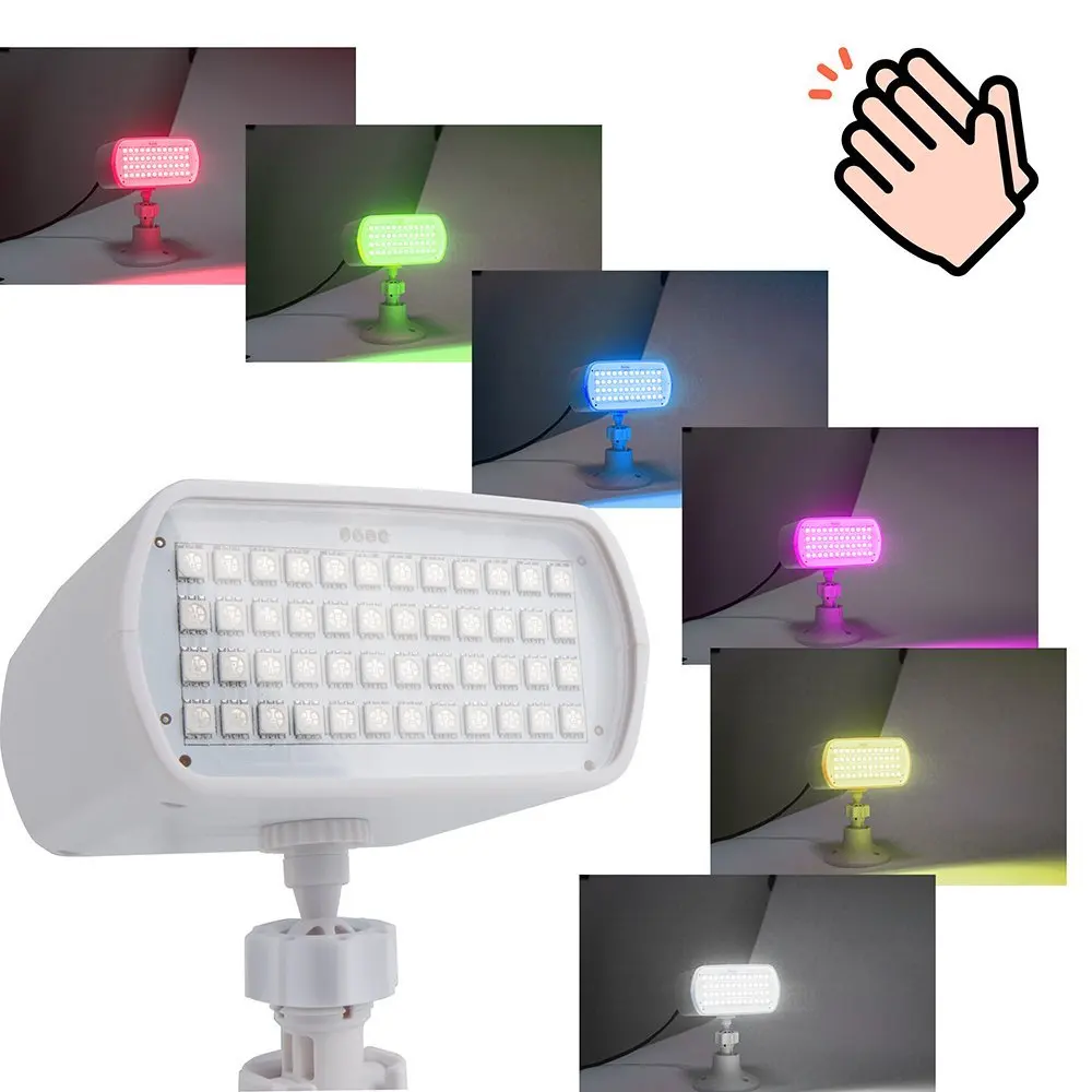 ZjRight 48 LED Strobe Lights Flash Adjustable Sound Control Disco DJ Stage Party Wedding Show Club plant concert night Lighting | Лампы и