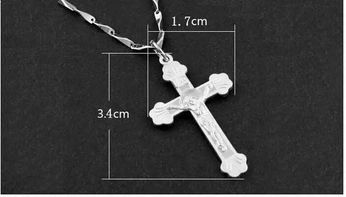 Мужская и женская цепочка с кулоном из натурального 100% пробы подвеской в виде