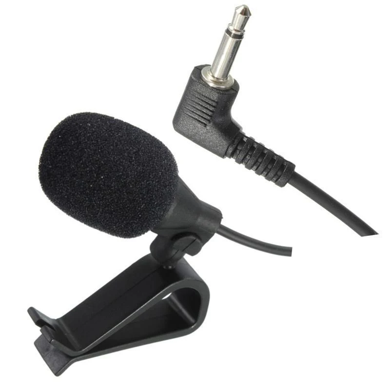 3.5mm Jack 2m Microphone Car Radio Stereo GPS Bluetooth Enabled Audio DVD External 32dB 2M/78.7inch cable | Электроника
