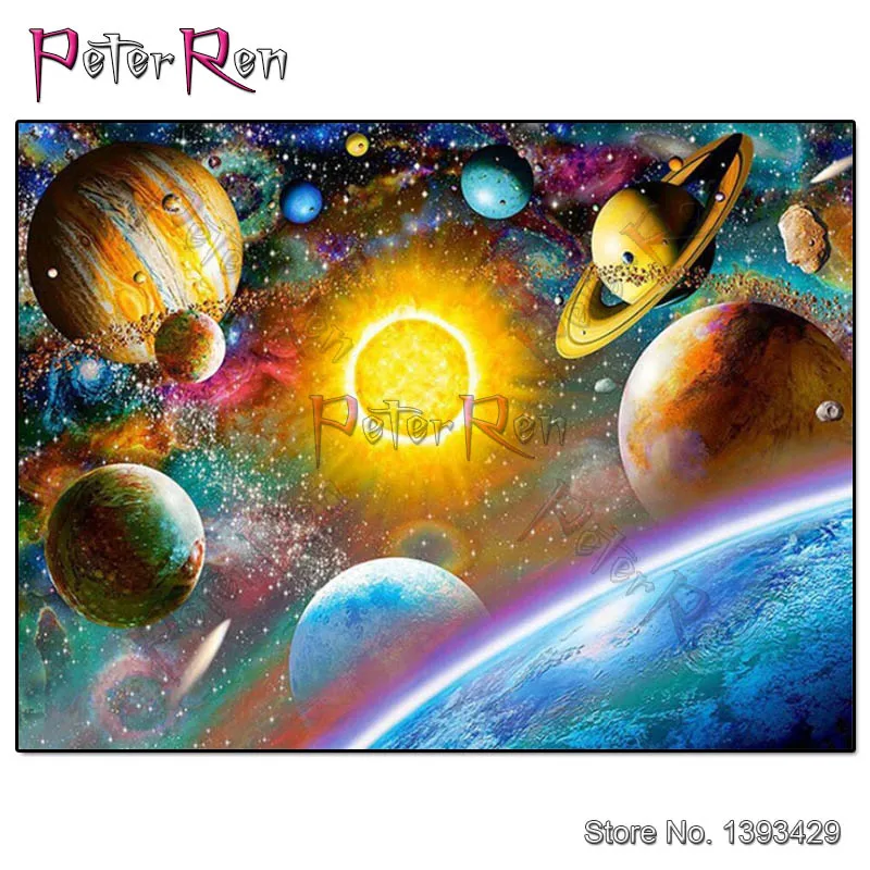 

Diy Diamond Embroidery Star Scenery Diamond Painting Landscape Resin Cross Stitch Full Needlework crystal rhinestone Home Decor