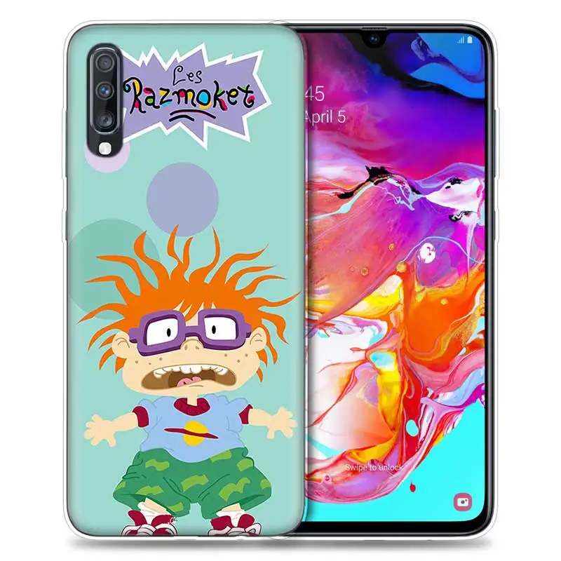 Rugrats удивительные чехол для samsung Galaxy A50 A70 A80 A60 A40 A30 A20 A10 M30 M20 M10 A6 A8 плюс A5 A7 A9 силиконовый чехол для телефона