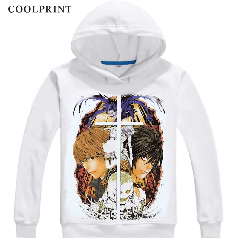 Толстовки с капюшоном в стиле «Death Note», толстовки с капюшоном, толстовки для косплея «Desu Noto Light Yagami Shinigami Ryuk L Lawliet»