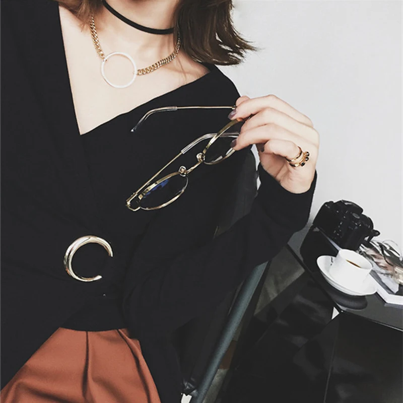 SUKI привлекательное Новое многоканальное колье Очаровательное ожерелье