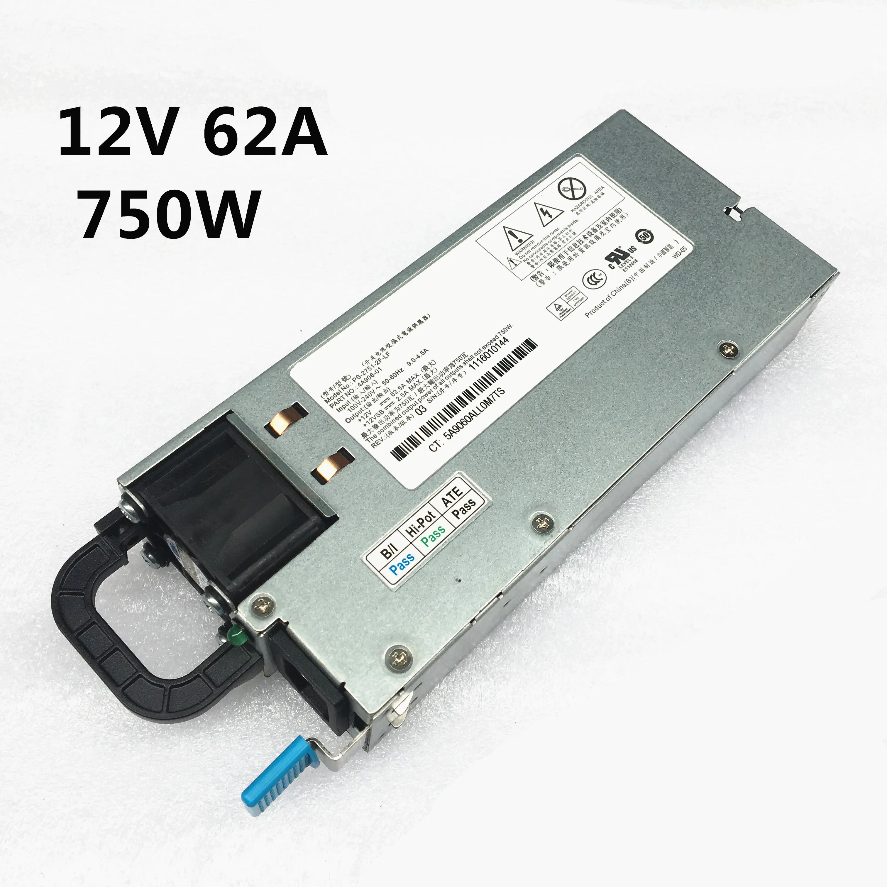 12V серверный блок питания PS-2751-2L-LF PS-2751-2H-LF 12V 60A 750W импульсный источник питания светодиодного табло строгий тест