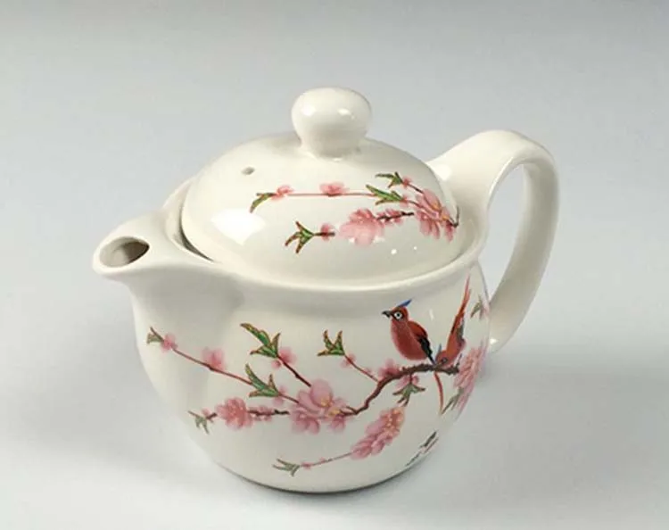 Керамический дорожный и офисный чайный набор LANHUIYA двойной горшок с ремнем