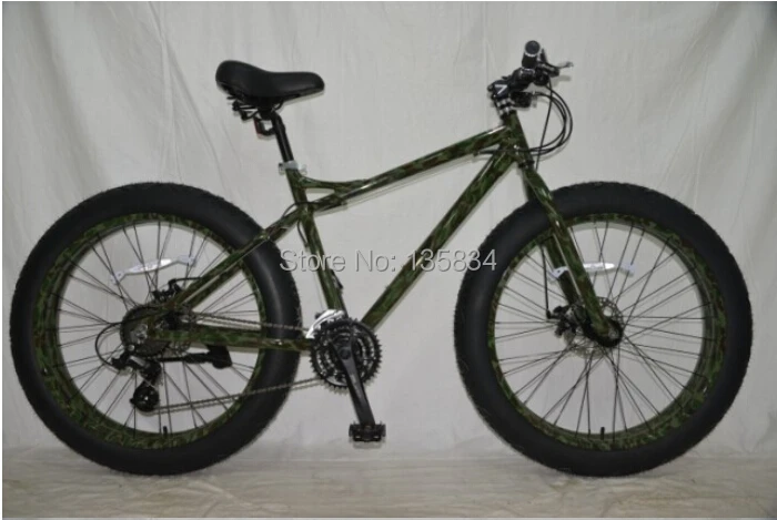 24 скорости снег дорожный велосипед пляж Bicicleta 26 x 19 супер широкий лежа шина 4 0