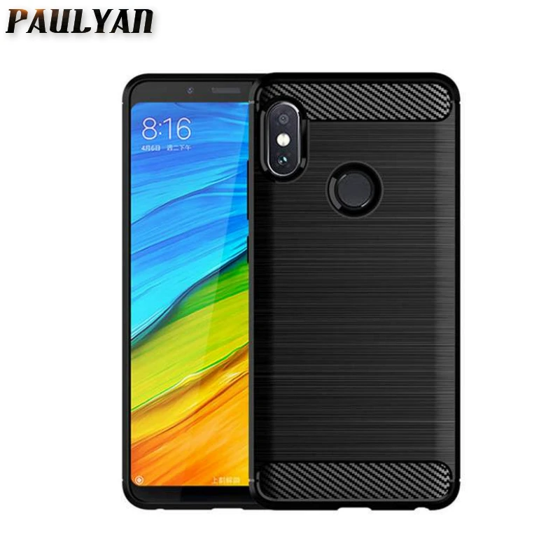 Чехлы для телефонов Xiaomi Redmi Note5 4x защитный чехол из матового углеродного волокна