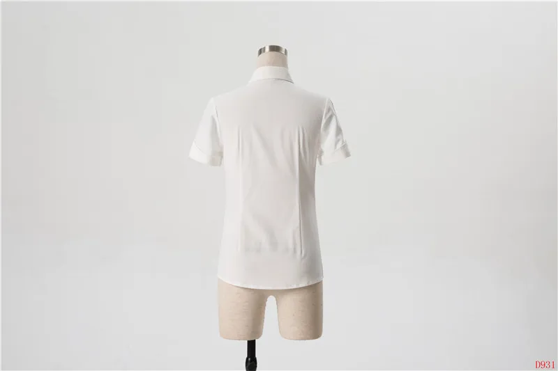 Летние Деловые женские белые блузки деловые костюмы с юбкой и топом из 2