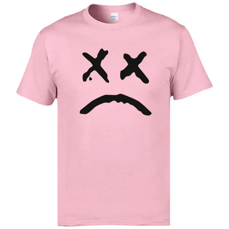 pink black Летняя Новинка, футболка, музыка, мужские Графические футболки, рэп, футболка, мужская, хлопок, хип-хоп, большие размеры, удобная хип-хоп Футболка - Цвет: pink black