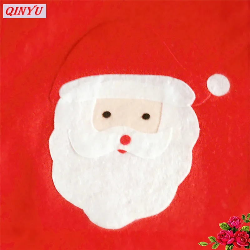 Фартуки рождественские для детей фартук Санта-Клаус домашней кухни красные