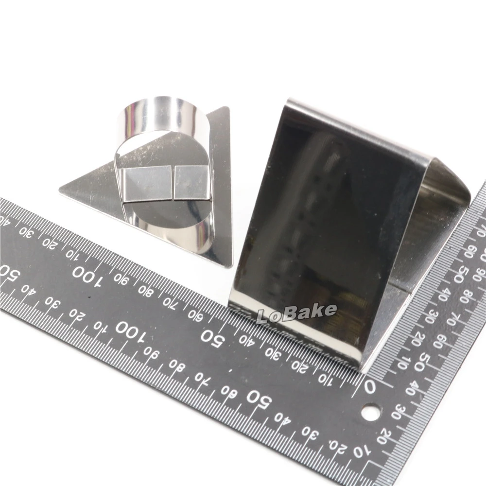 Новинка 3 дюйма высота 5 см кольцо из нержавеющей стали для мусса брикет печенья с