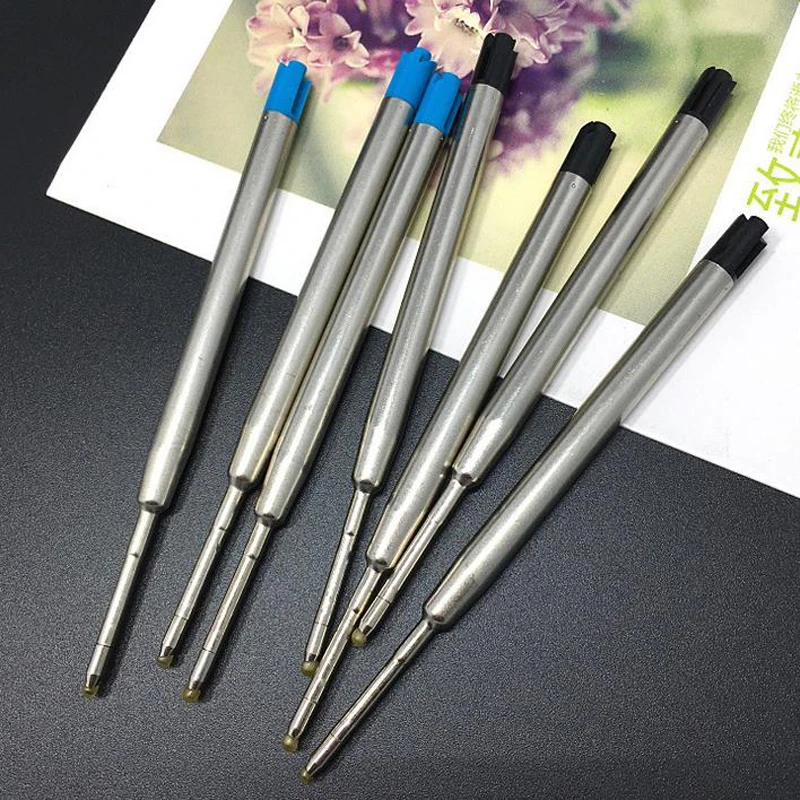 Оптовая продажа: 20 шт./упак. 9 8 см с длинными черными чернилами Шариковая ручка