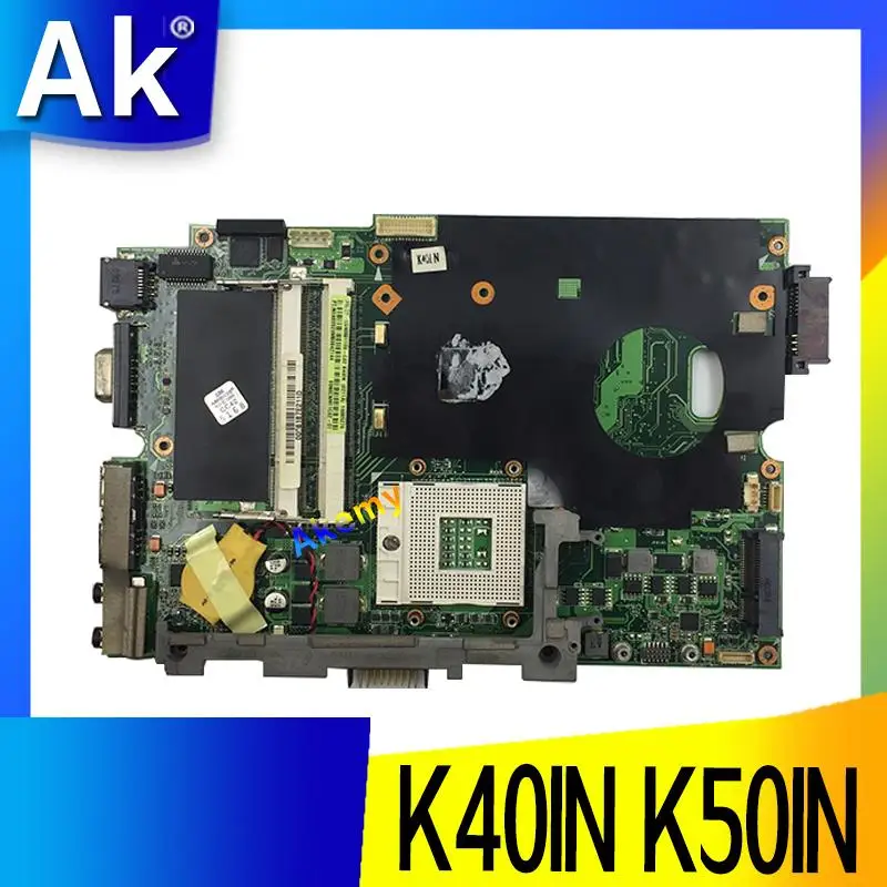 AK K40IN K50IN материнская плата для ноутбука For Asus X8AIN X5DIN K40IP K50IP K40I K50I K40 K50 тестовая