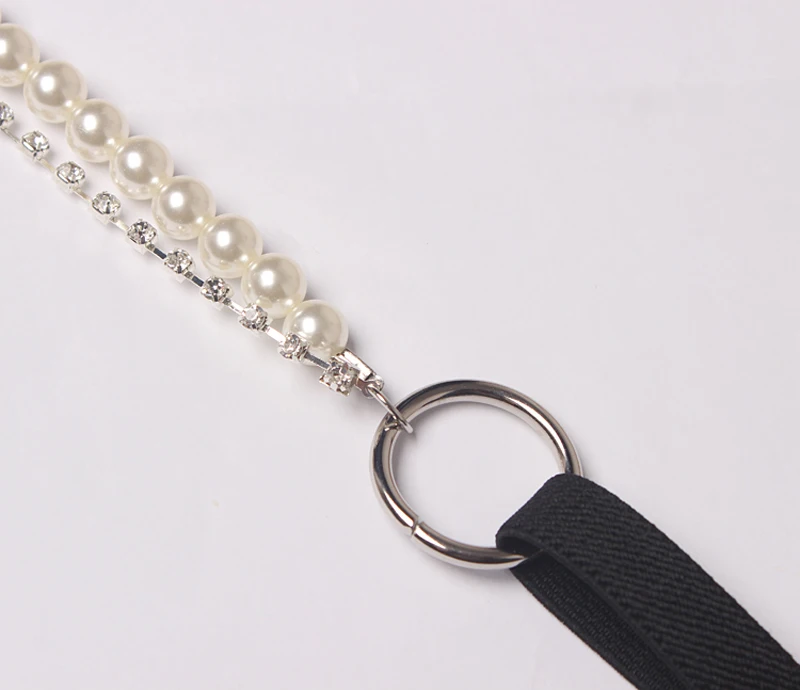 Женские Эластичные подтяжки TWOTWINSTYLE с жемчугом бисером бриллиантами для рубашки