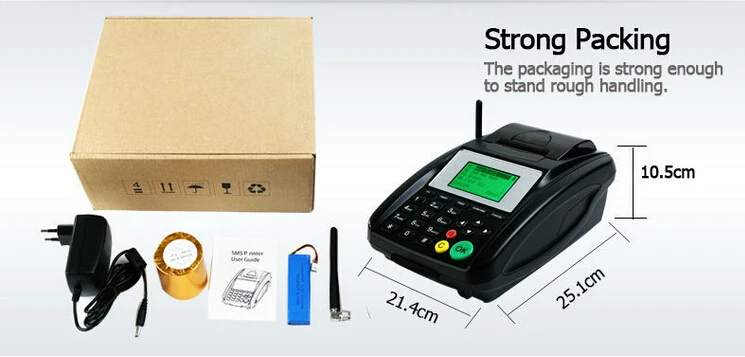 Goodcom GT5000S GPRS SMS принтер для системы онлайн заказа еды на вынос|gprs sms printer|sms printergprs