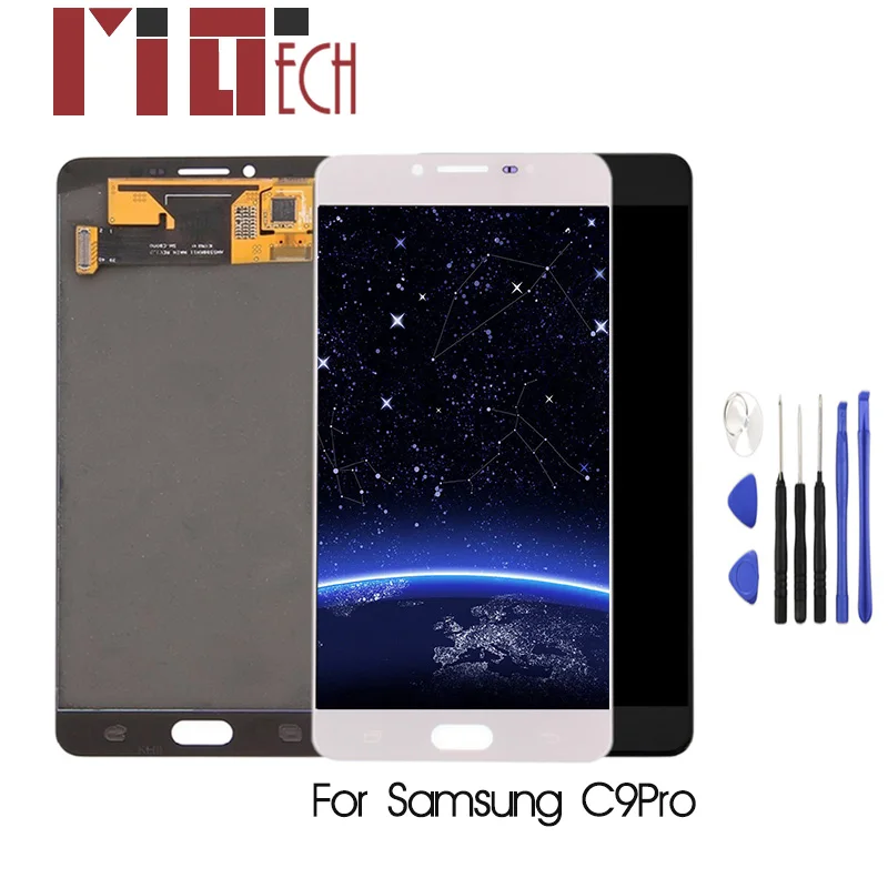 TFT C9000 ЖК-дисплей для SAMSUNG GALAXY C9 Pro ЖК-дисплей сенсорный экран протестированный дигитайзер в сборе для SAMSUNG GALAXY C9Pro