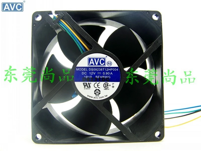 Вентилятор охлаждения для AVC 9 см 90 мм DS09238T12HP004 12 В 0.90A 4 провода P|cooling fan|4 wire fancooling fan