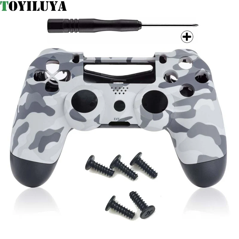 Replacement Case PS4 Camouflage Shell For PlayStation 4 Controller Urban Camo Cover w/Screws set and Screwdriver | Электроника