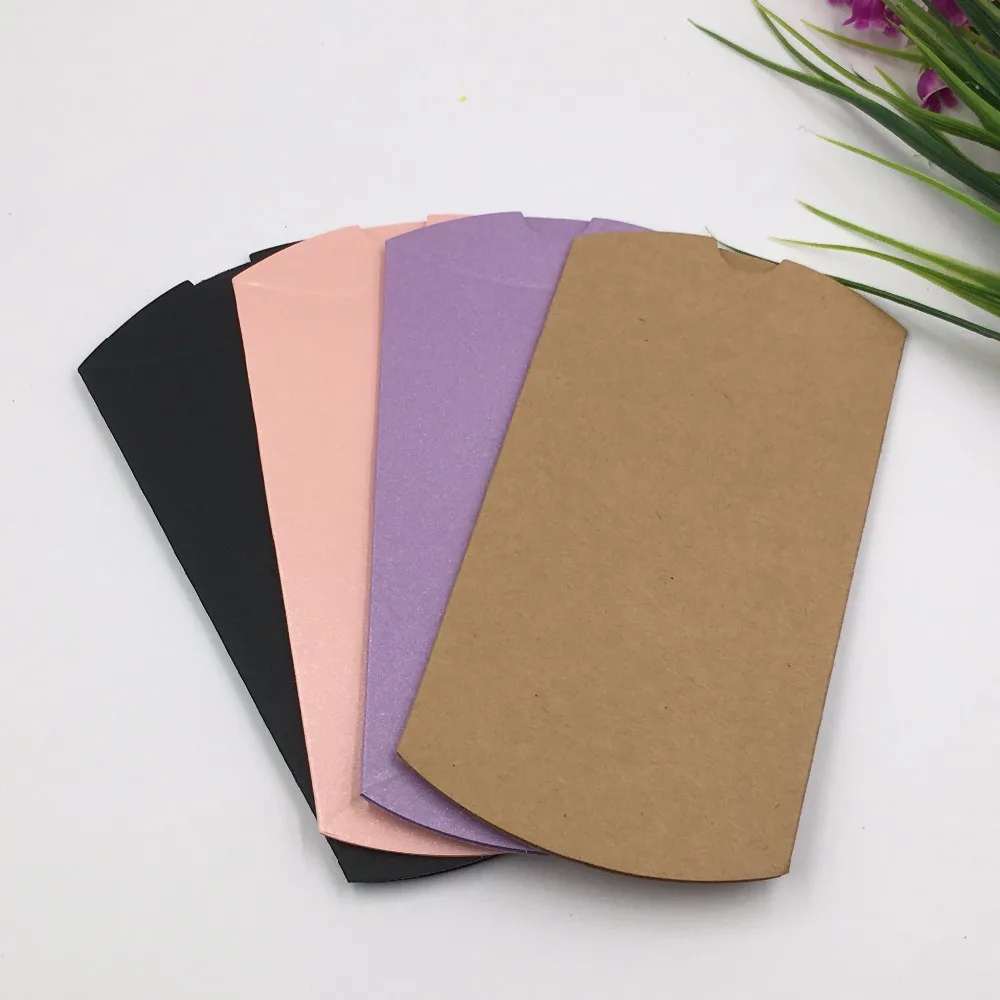 Подарочные коробки из крафт бумаги 50 шт. 12 5x7 5x2 см коробка для упаковки конфет