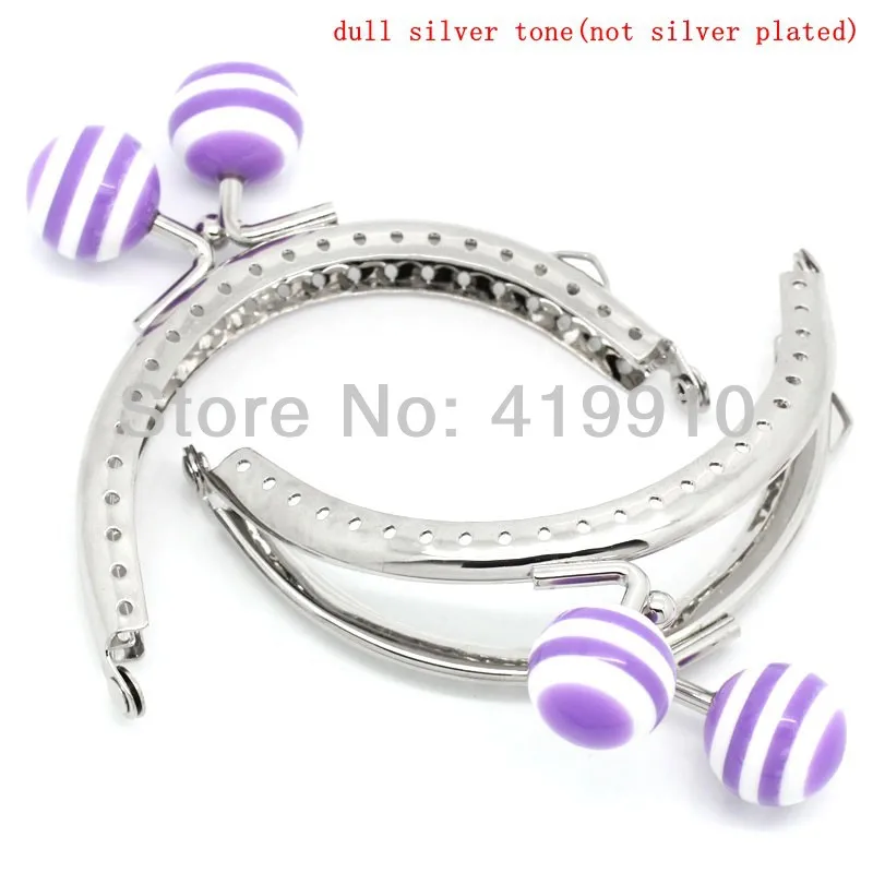 Бесплатная Shipping-3PC металлическая рамка Kiss застежка для кошелька с ручкой на замке