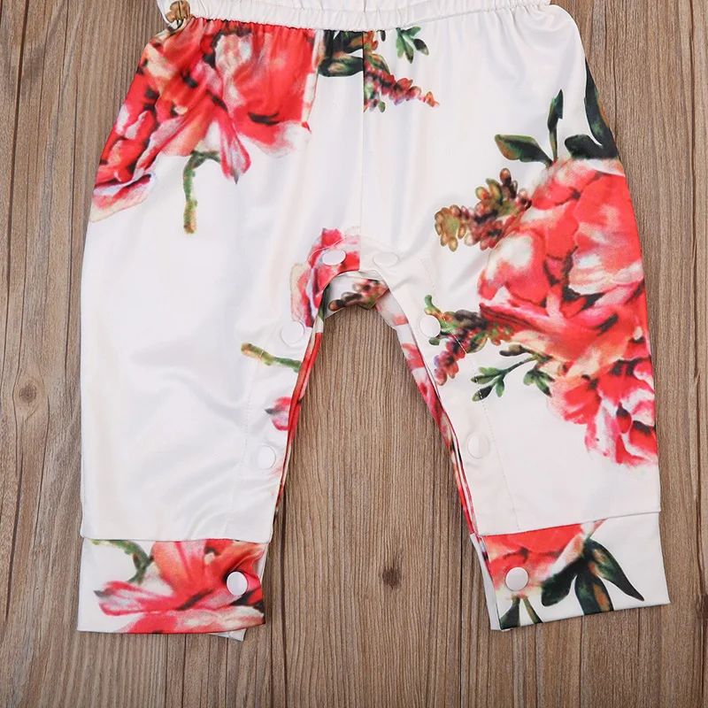 Детский комбинезон без рукавов с цветочным принтом|newborn baby girl romper|kids rompersbaby romper |