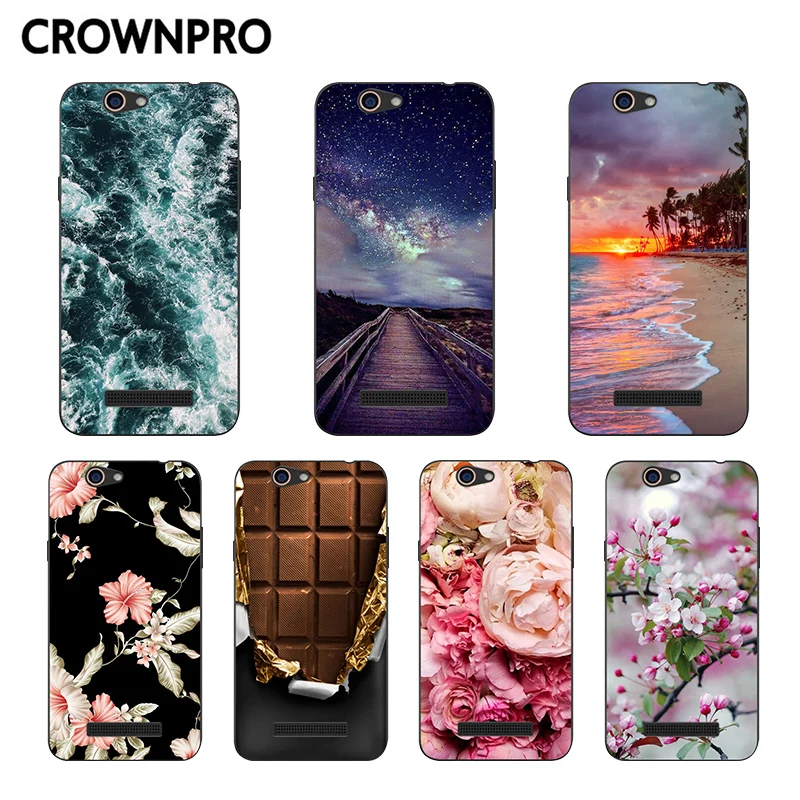 CROWNPRO чехол Wileyfox Spark силиконовый чехол Wileyfox Spark Plus Spark+ чехол из ТПУ с рисунком защитный чехол Wileyfox Spark