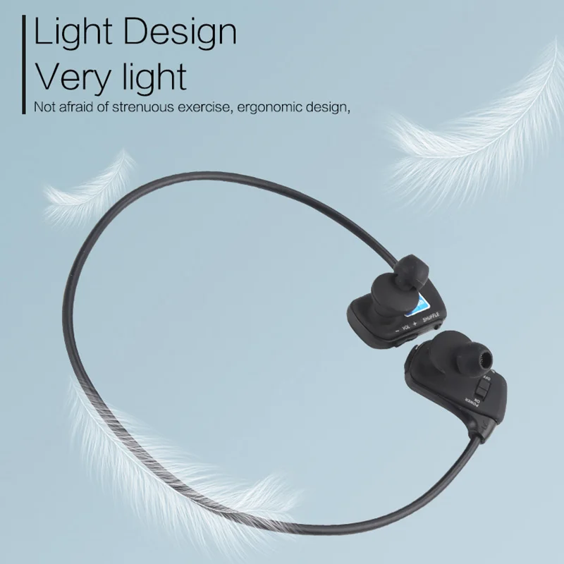 W273 8 Гб Спортивные Mp3 плеера наушники 2 в 1 музыкальные Wma цифровой музыкальный