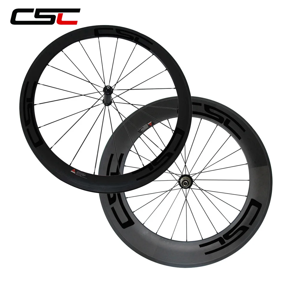 Углеродные колеса SCC carbon bike Ширина 23 мм глубокая комбинация передние 50 задние 88