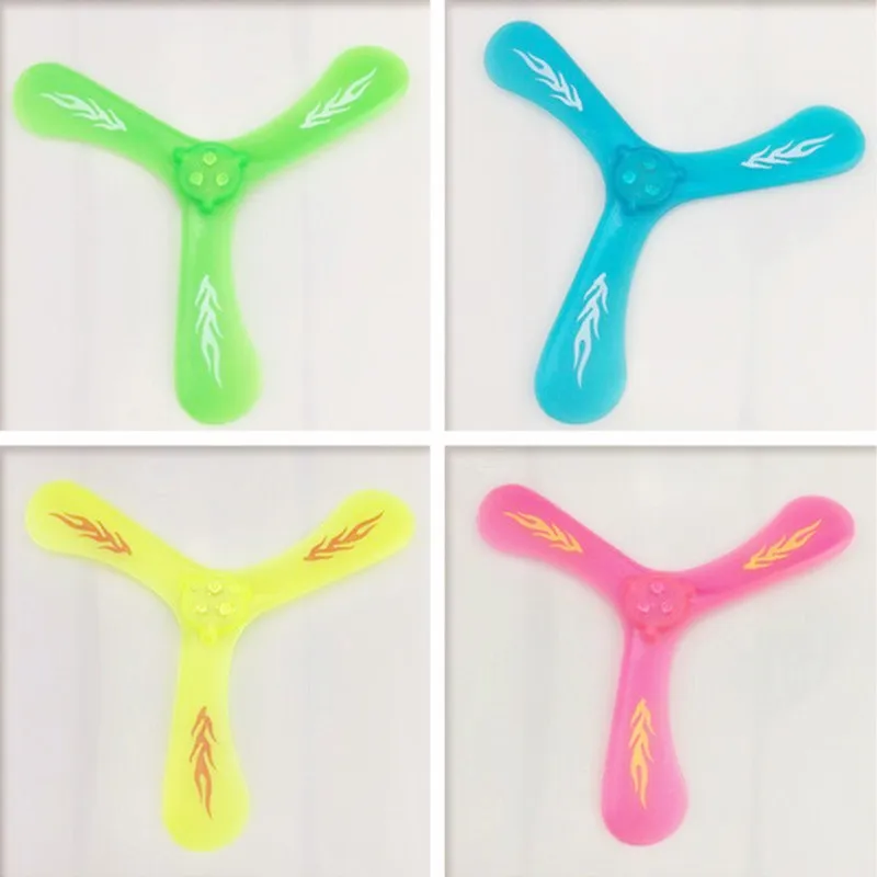 Светильник вспышка летающая игрушка Бумеранги светодиодный светящийся Бумеранг