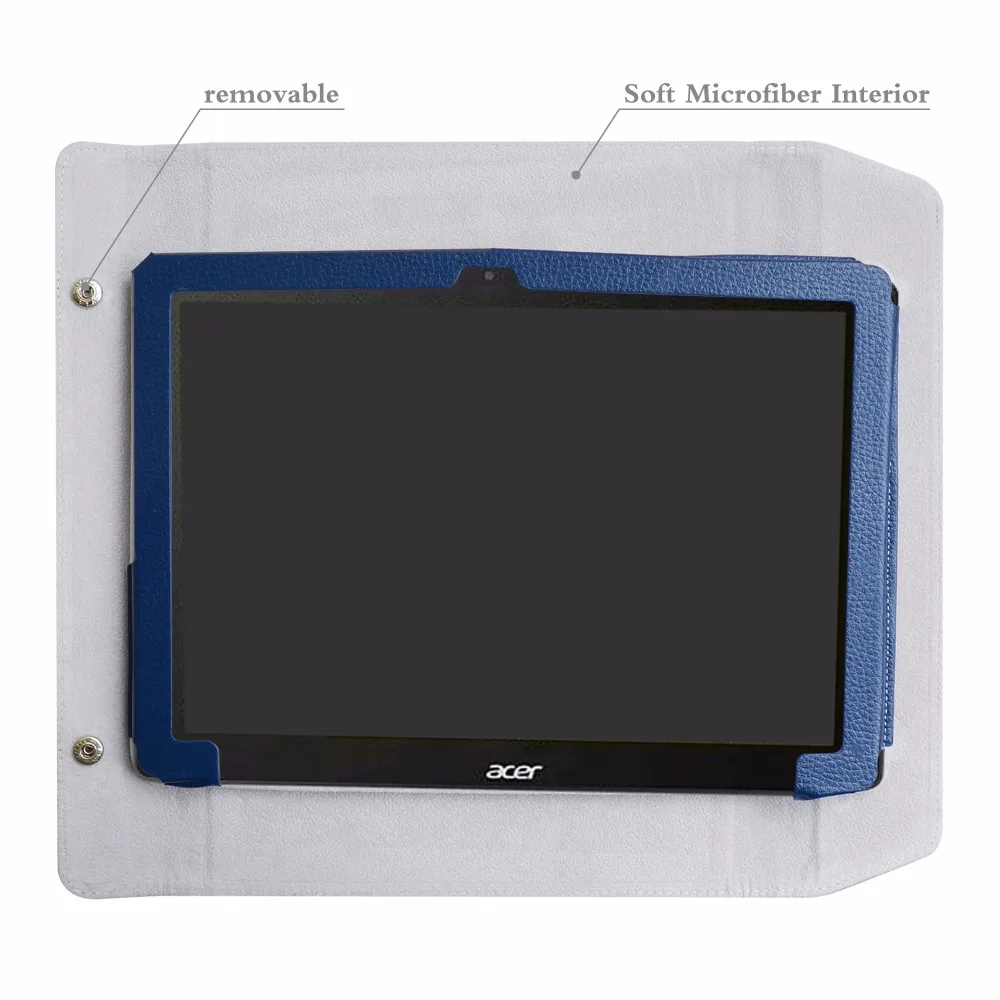 PU кожаный Romovable чехол с подставкой для 11," acer переключатель 3 Windows 10 2 в 1 планшет для ноутбука
