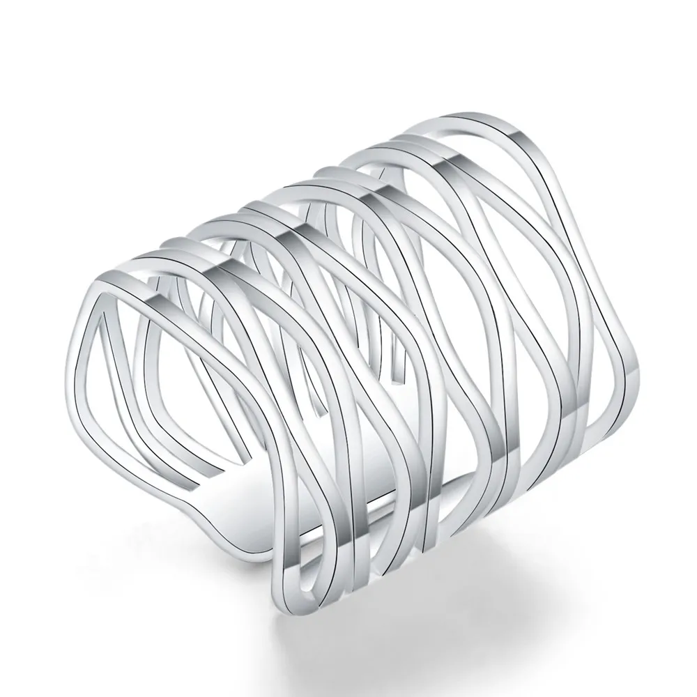 Женское серебряное кольцо с сеткой для свадебной вечеринки LR056|jewelry standards|jewelry