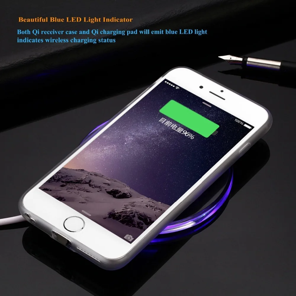 Новинка Qi Беспроводное зарядное устройство приемник модуль адаптер для Apple iphone 6