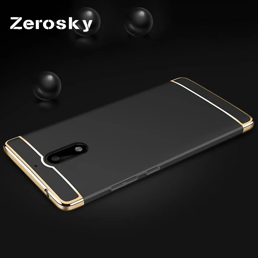 Мобильный телефон Zerosky чехол для Nokia 6 Роскошный Жесткий из поликарбоната с полным