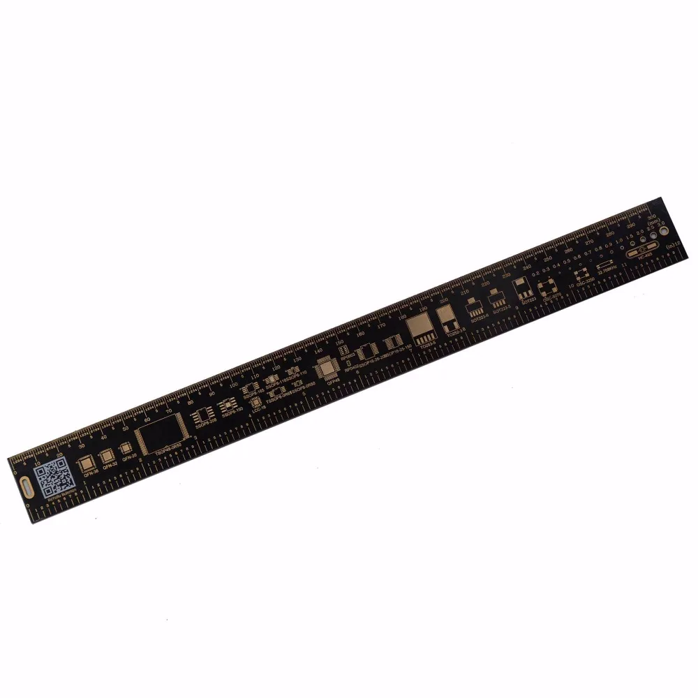 Многофункциональный PCB линейка EDA измерительный инструмент Высокоточный транспортир 30 см 11,8 дюймов
