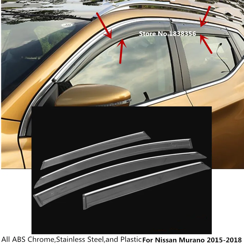Хит продаж для Nissan Murano 2015 2016 2017 чехол кузова автомобиля лампа пластиковая оконная