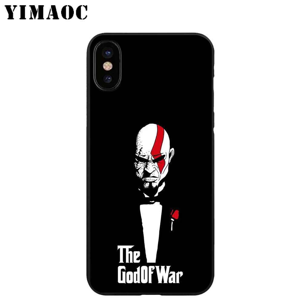 Мягкий силиконовый чехол YIMAOC God of War для iPhone X или 10 8 7 6 6S Plus 5 5S SE Xr Xs Max |