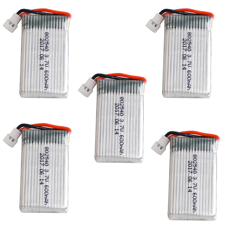 10 шт. 3 7 в 600 мАч 25C Lipo батарея для Syma X5 X5C X5SW WLtoys V931 RC Quadcopter горячая Распродажа Дрон