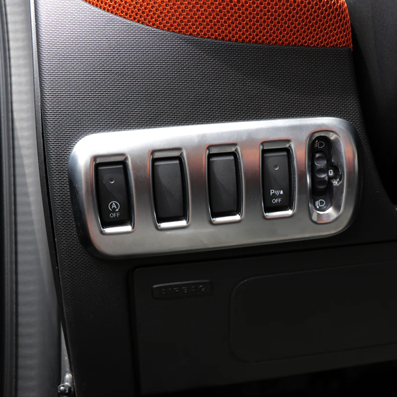 Автомобильное украшение для переключателя фар для нового smart 453 fortwo forfour ABS многофункциональная кнопка управления аксессуары для модификации