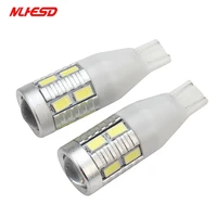 10pcs car auto led t15 5630 10smd with lens wedge led light bulb lamp super bright high power t15 led projector turn tail