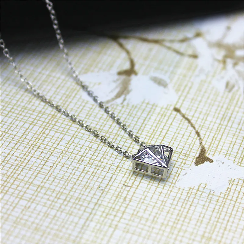2017 Новый модный бренд ювелирных изделий с серебряным покрытием кристалл кулон