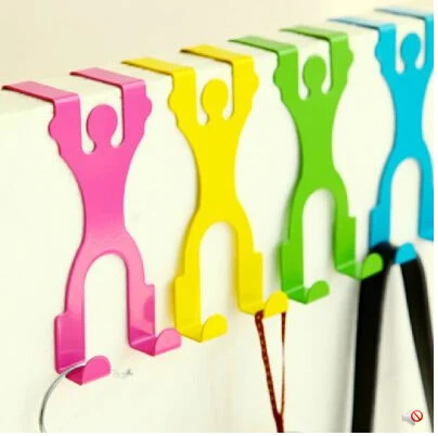 Цветной дизайн для мужчин и женщин металлические железные настенные крючки