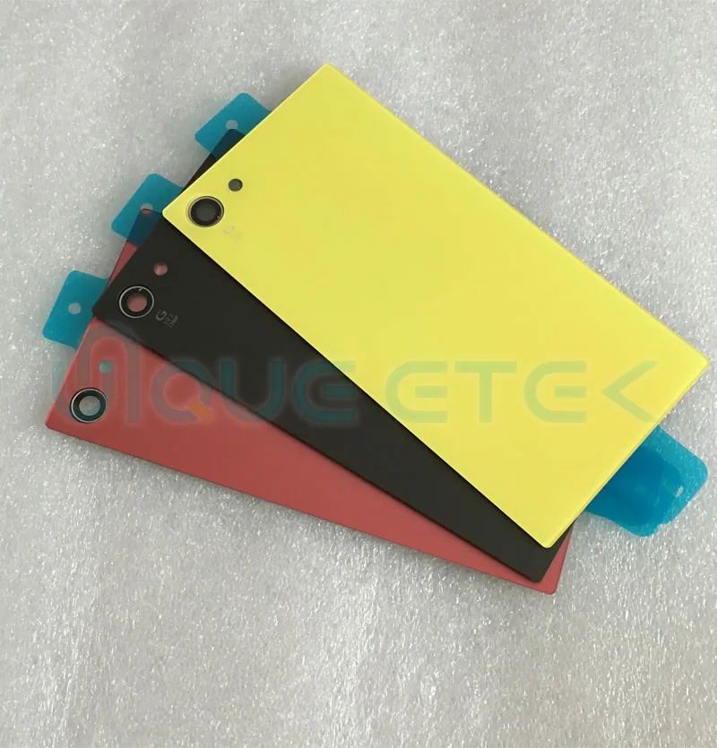Новинка 4 6 дюйма для Sony Xperia Z5 компактная задняя Стеклянная Крышка батарейного