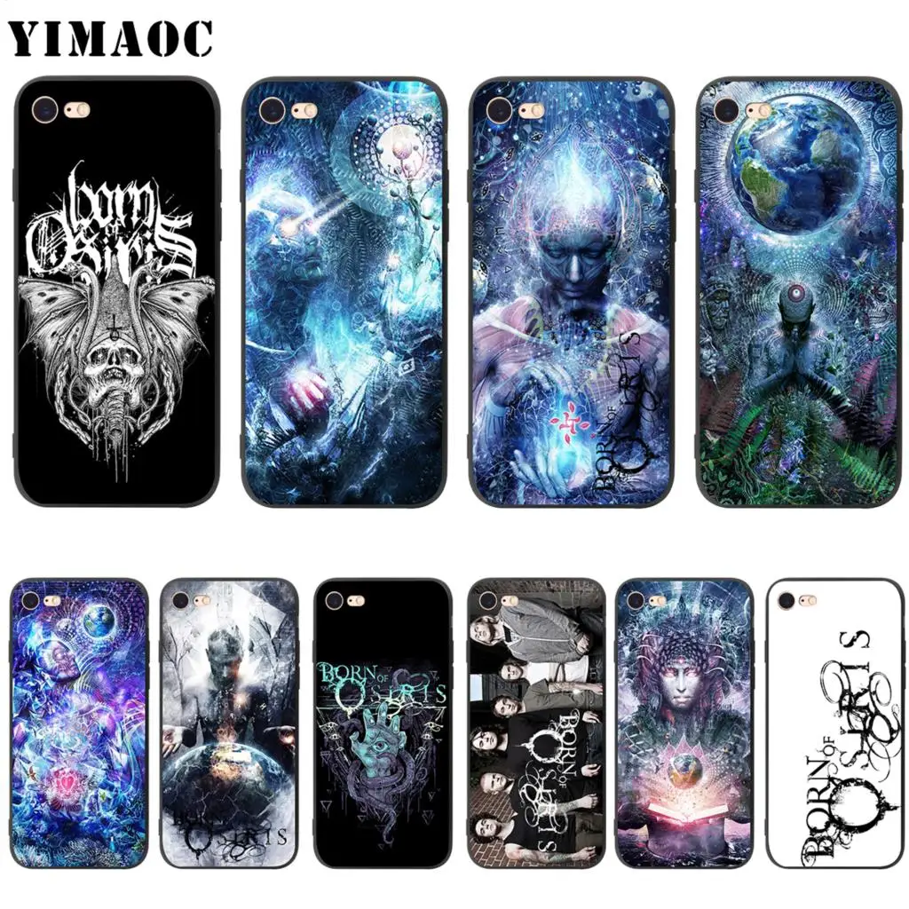 Мягкий чехол YIMAOC Born of Osiris для Apple iPhone SE 2020 5 детской модели 6 6s 7 8 Plus XR X Xs 11 12 Pro Max mini |