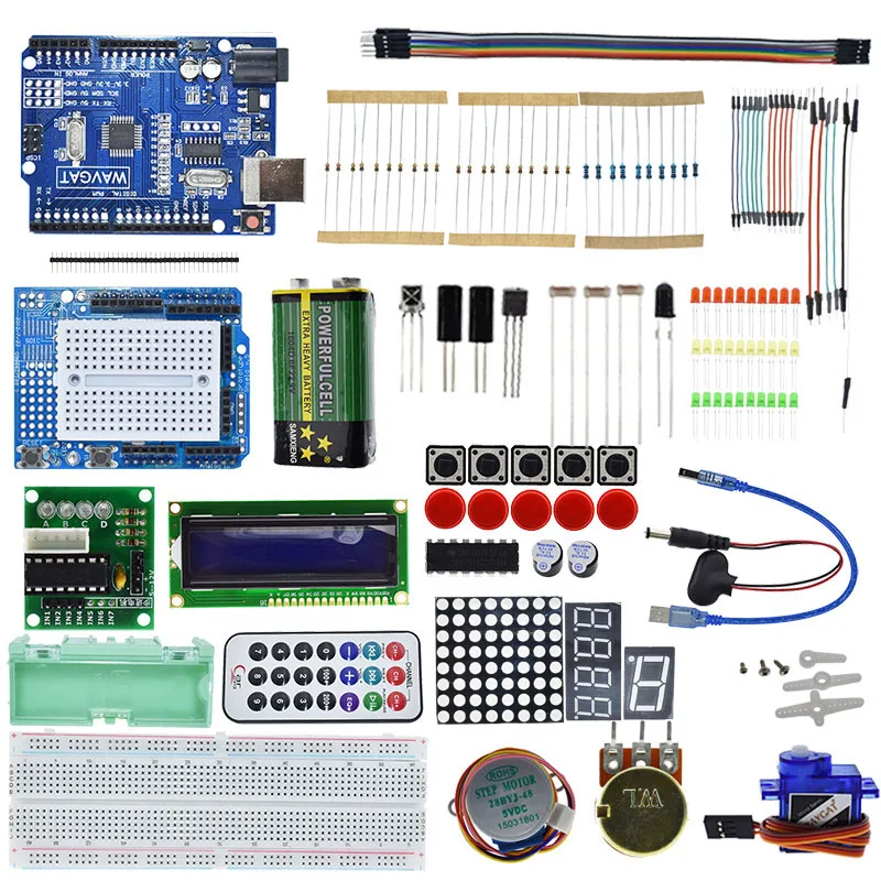 Стартовый комплект ATMEGA328 макетная плата для Arduino UNO R3 Модернизированная версия