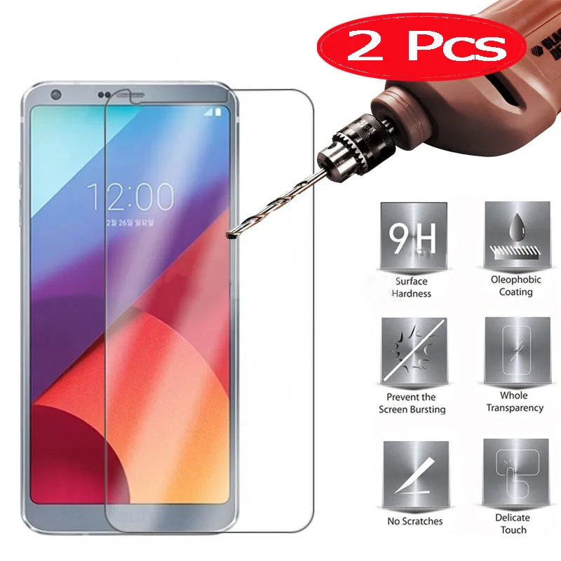 Защитная пленка HOPELF для LG G6 2 шт. закаленное стекло 2.5D 9 H защита экрана|screen protector|phone