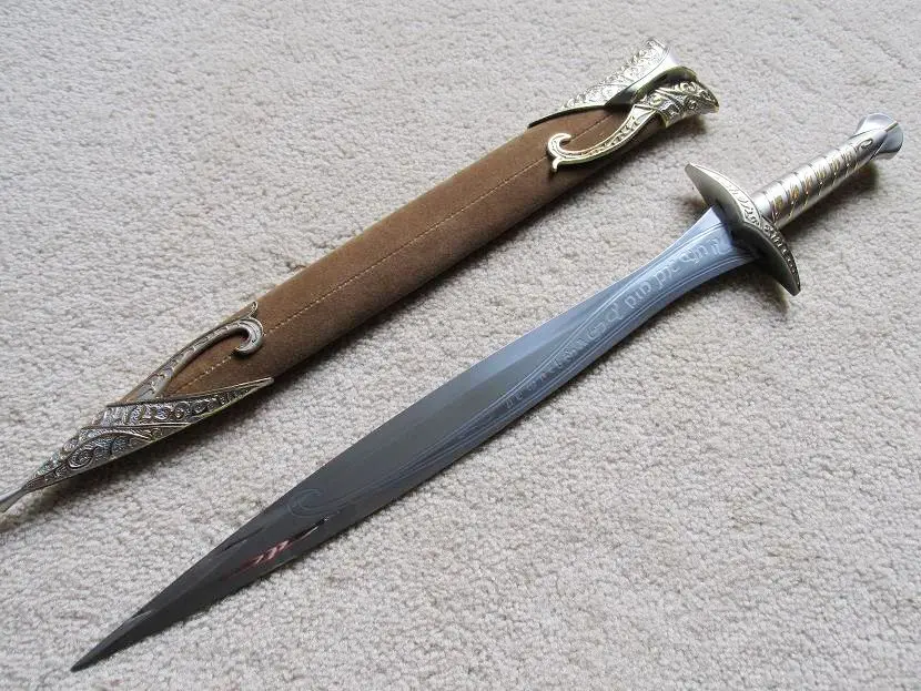 S0167 Властелин колец FRODO STING HOBBIT BILBO BAGGINS меч с ножнами 25 3&quot|lord of|lord of thelord rings |